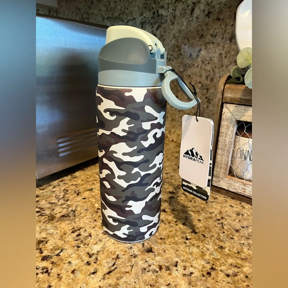 Hydrapeak Camo Water Bottle Tumbler